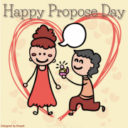 Happy Propose Day Photo Frame With Your Photo on Greeting. Create Photo Greeting For Propose Day. Happy Propose Day Wishes Frame With Your Custom Picture