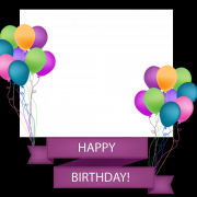 Happy Birthday Photo Frame With Colorful Balloons and Photo. Online Bday Photo Frame Generator. Personalize Your Frame on Birthday Greeting Card. Create Bday Card