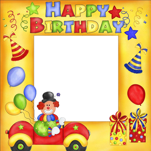 Create Cute Birthday Wishes Photo Frame With Custom Photo